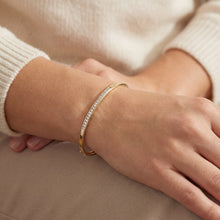 Load image into Gallery viewer, Secondhand 9ct Gold Diamond Bangle
