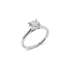 Load image into Gallery viewer, Platinum Lab Grown Diamond Single Stone Ring - 1.00ct
