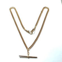 Load image into Gallery viewer, Secondhand Rose Gold T-bar Necklace
