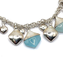 Load image into Gallery viewer, Secondhand Silver and Blue Jade Neckace and Bracelet Set
