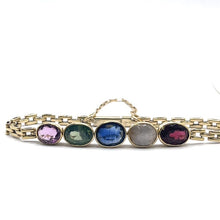 Load image into Gallery viewer, Secondhand Antique Multi Gemstone Bracelet

