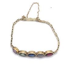 Load image into Gallery viewer, Secondhand Antique Multi Gemstone Bracelet
