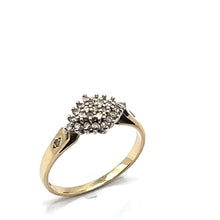 Load image into Gallery viewer, Secondhand Diamond Cluster Ring
