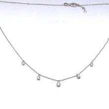 Load image into Gallery viewer, Secondhand 18ct White Gold Diamond Fringe Necklace
