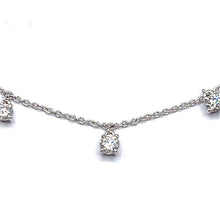 Load image into Gallery viewer, Secondhand 18ct White Gold Diamond Fringe Necklace
