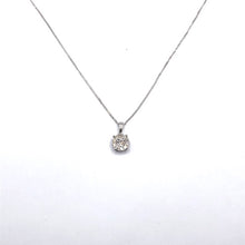 Load image into Gallery viewer, Secondhand 9ct White Gold Diamond Pendant
