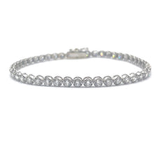 Load image into Gallery viewer, 9ct White Gold Lab Grown Diamond Tennis Bracelet – 3.00ct E/VS1 (6.5")
