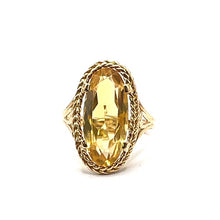 Load image into Gallery viewer, Secondhand 9ct Gold Citrine Ring
