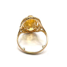 Load image into Gallery viewer, Secondhand 9ct Gold Citrine Ring
