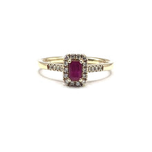 Load image into Gallery viewer, Secondhand 9ct Gold Ruby and Diamond Ring
