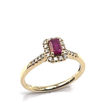 Load image into Gallery viewer, Secondhand 9ct Gold Ruby and Diamond Ring
