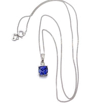 Load image into Gallery viewer, Platinum Tanzanite and Diamond Necklace
