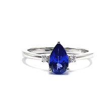 Load image into Gallery viewer, Platinum Tanzanite and Diamond Ring

