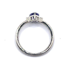 Load image into Gallery viewer, Platinum Tanzanite and Diamond Ring
