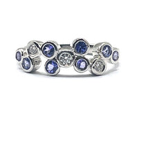 Load image into Gallery viewer, Platinum Tanzanite and Diamond Ring
