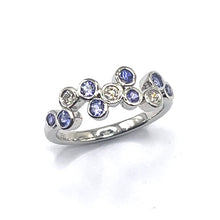Load image into Gallery viewer, Platinum Tanzanite and Diamond Ring
