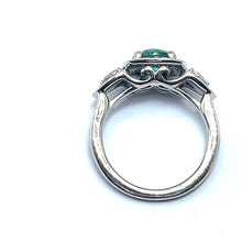 Load image into Gallery viewer, Secondhand Emerald and Diamond Ring
