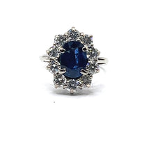 Load image into Gallery viewer, Secondhand Sapphire and Diamond Ring
