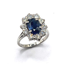 Load image into Gallery viewer, Secondhand Sapphire and Diamond Ring
