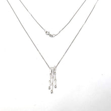 Load image into Gallery viewer, Secondhand 9ct White Gold Diamond Necklace
