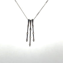 Load image into Gallery viewer, Secondhand 9ct White Gold Diamond Necklace
