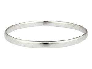 Solid Silver Bangle