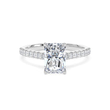 Load image into Gallery viewer, Platinum Radiant Cut Lab Grown Diamond Ring - 2.35ct
