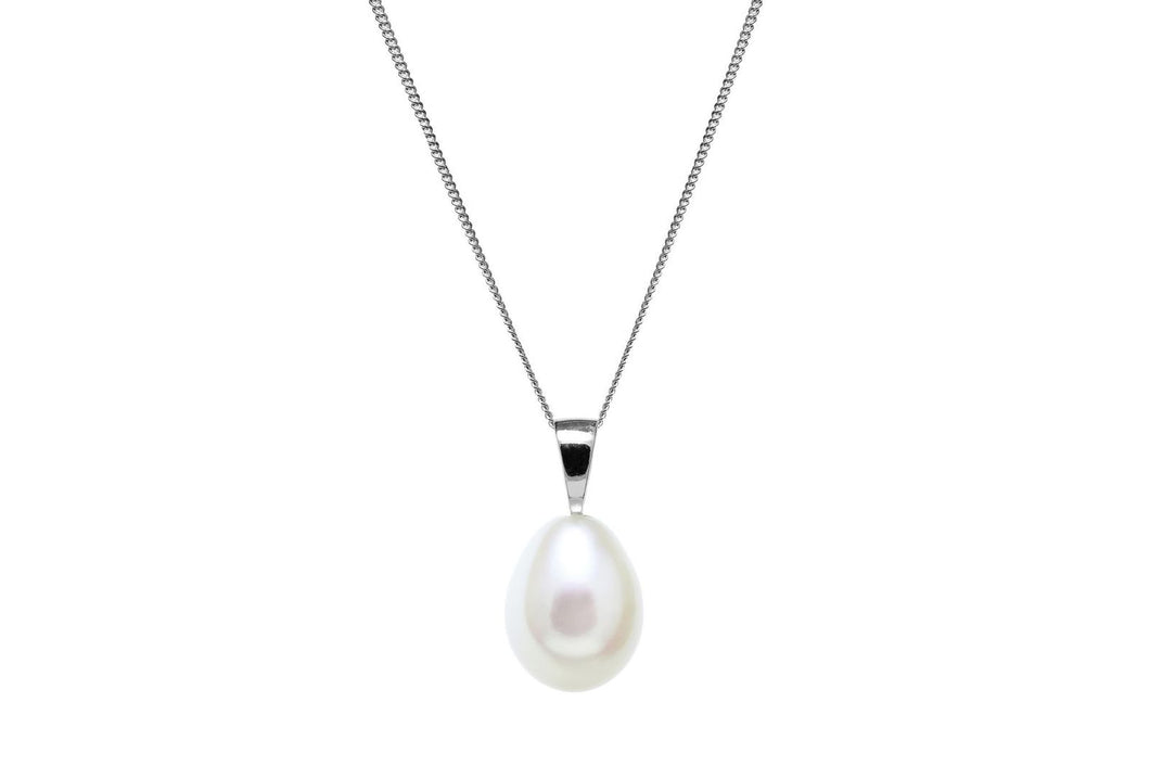 9ct White Gold Freshwater Pearl Pendant
