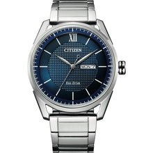 Load image into Gallery viewer, Gents Citizen Eco Drive Watch - Blue Dial Steel Bracelet
