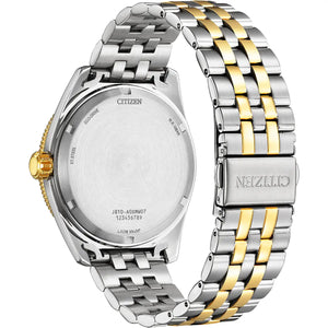 Citizen Eco Drive Watch Mens Bi-Colour Bracelet