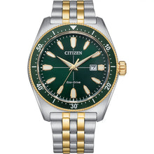 Load image into Gallery viewer, Citizen Eco Drive Watch Mens Bi-Colour Bracelet
