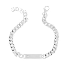 Load image into Gallery viewer, D for Diamond Childs ID Bracelet Unisex
