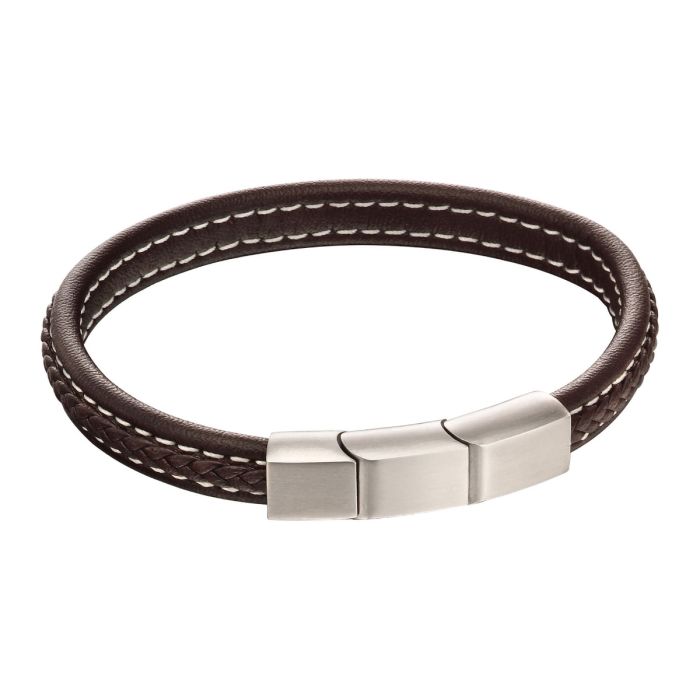 Dark Brown Leather Bracelet