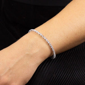 Diamonfire Cubic Zirconia Baguette and Rounds Bracelet