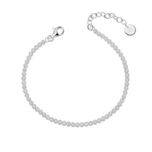 Load image into Gallery viewer, Silver Cubic Zirconia Tennis Bracelet
