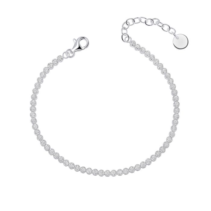 Silver Cubic Zirconia Tennis Bracelet