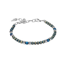 Load image into Gallery viewer, Lapis and Hematite Bead Bracelet
