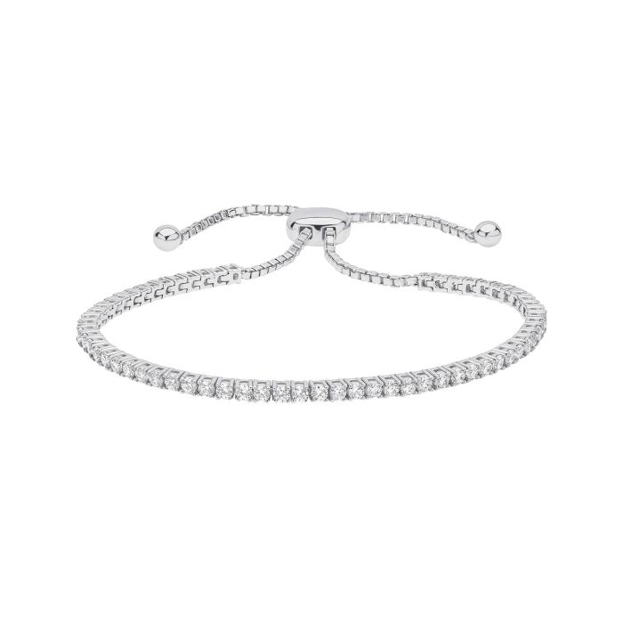 Diamonfire Cubic Zirconia Toggle Tennis Bracelet