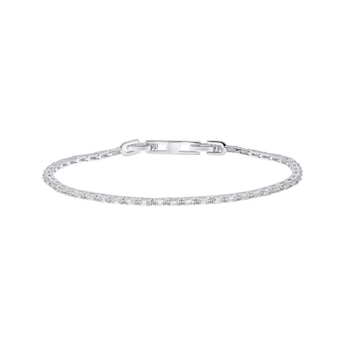 Diamonfire Cubic Zirconia Baguette Cut Tennis Bracelet