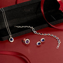 Load image into Gallery viewer, Diamonfire Oval Sapphire Zirconia Bracelet.
