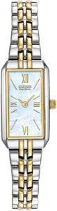 Citizen Ladies Silhoutte Watch With Mother Of Pearl Face