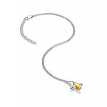 Load image into Gallery viewer, Hot Diamonds Coupled Two Tone Kiss Necklace
