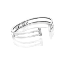 Load image into Gallery viewer, Hot Diamonds Double T bar Bangle.
