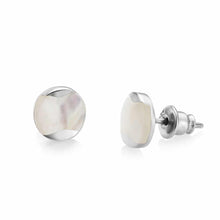 Load image into Gallery viewer, Jersey Pearl Dune South Sea Mother of Pearl Stud Earrings
