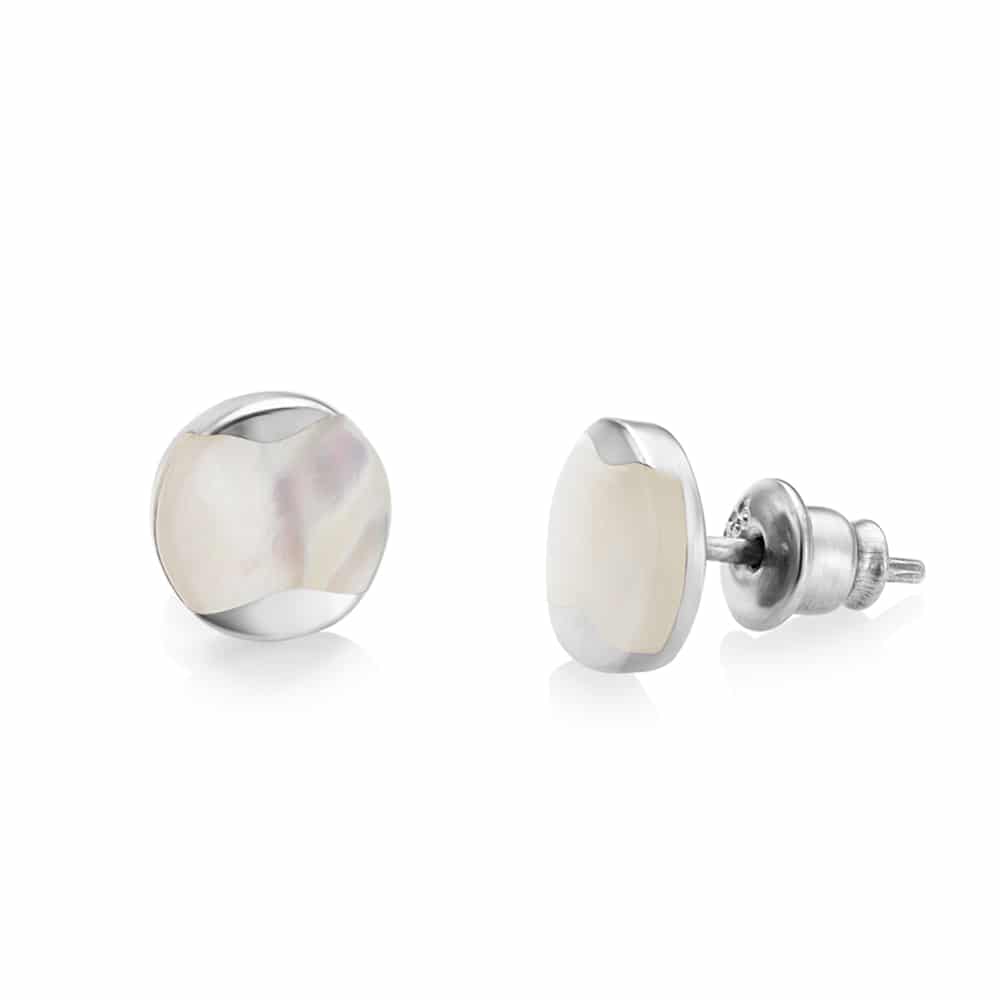Jersey Pearl Dune South Sea Mother of Pearl Stud Earrings
