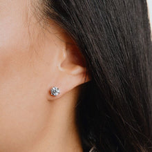Load image into Gallery viewer, Diamonfire Cubic Zirconia Classic Solitaire Stud Earrings - 3ct

