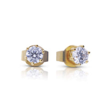 Load image into Gallery viewer, Diamonfire Cubic Zirconia Six Claw Studs - 4mm

