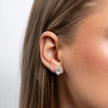 Load image into Gallery viewer, Diamonfire Cubic Zirconia Oval Cluster Stud Earrings
