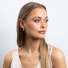 Load image into Gallery viewer, Diamonfire Cubic Zirconia Princess Cut Drop Earrings
