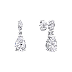 Diamonfire teardrop and marquise drop earrings
